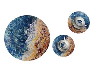 plates decor dishes 3D model