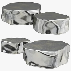 Roche Bobois cocktail table Silver Tree 3D model