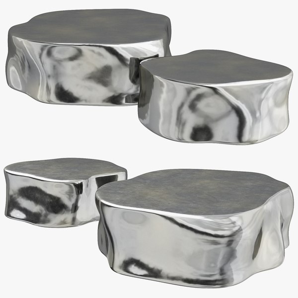 3D модель Коктейльный столик Roche Bobois Silver Tree - TurboSquid 2227225
