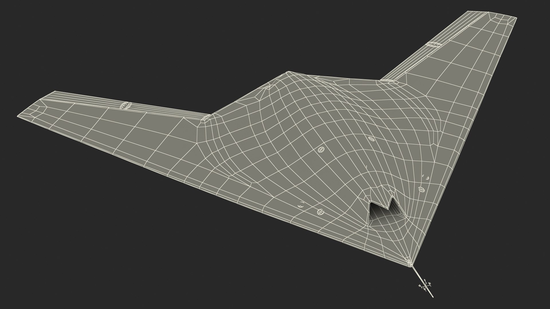 Stealth UCAV Flight model - TurboSquid 1987158