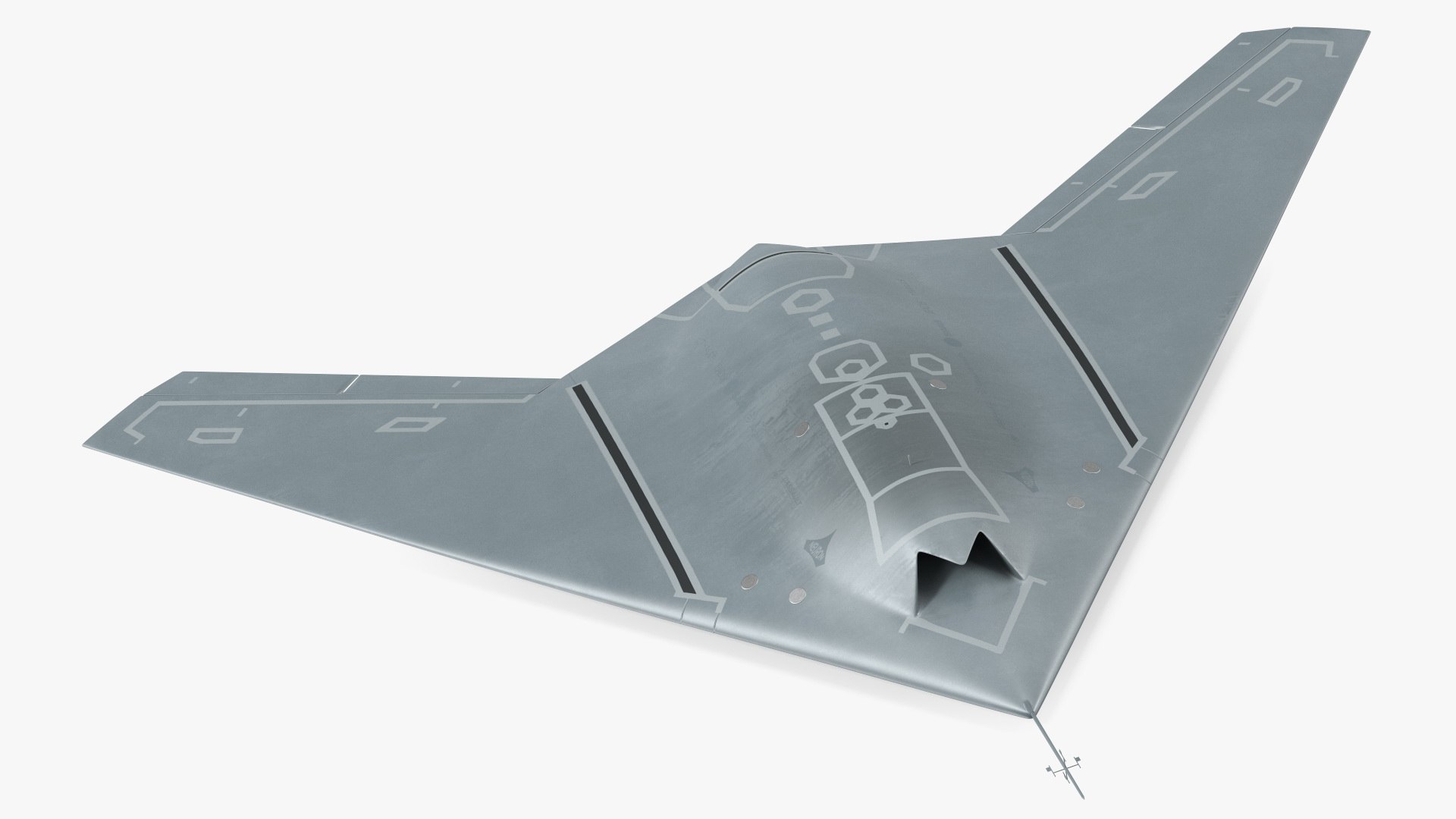 Stealth UCAV Flight 3D model preview