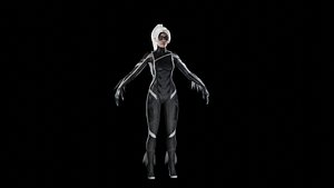 Black Cat game ready model 3D model