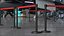 3D Black Flexibarrier Red Belt Stanchion model