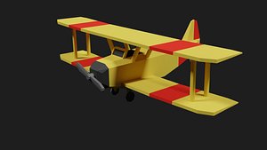 3D Lowpoly Airplane model