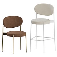 Series 430 Chair + Bar Stool by Verpan