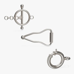 Silver Jewelry Clasps Collection 2
