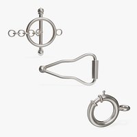 Silver Jewelry Clasps Collection 2