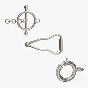 Silver Jewelry Clasps Collection 2