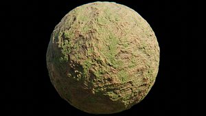 Procedural Mossy DirtRealistic Moss Dirt Procedural Ground Texture Shader