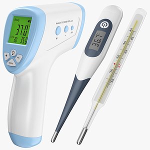 Medical Thermometer Collection 3D model