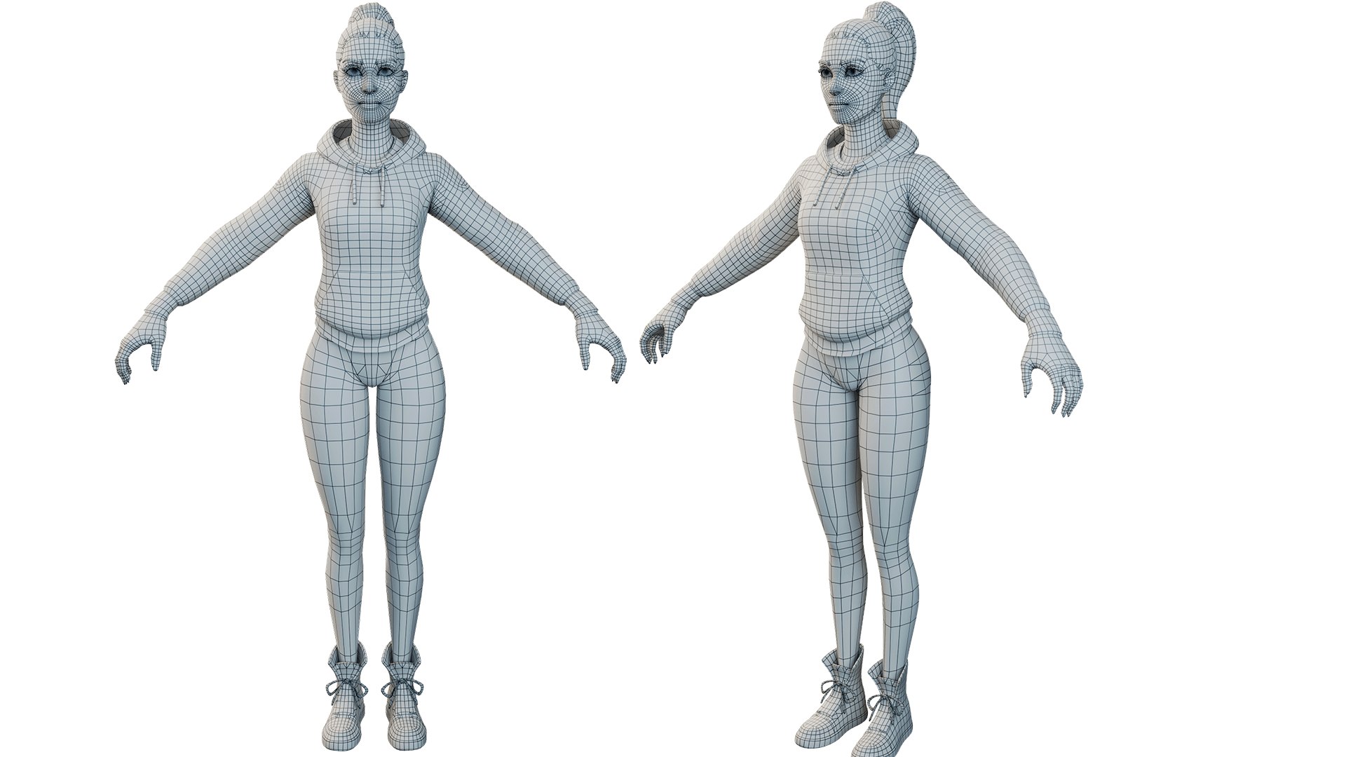 3D Model 3D Girl With Casual Dress - TurboSquid 2194996
