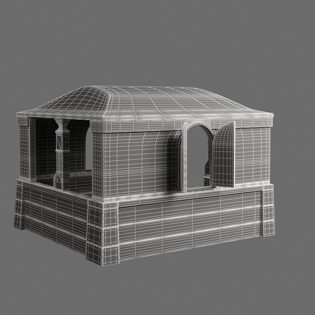 3d small house toy model