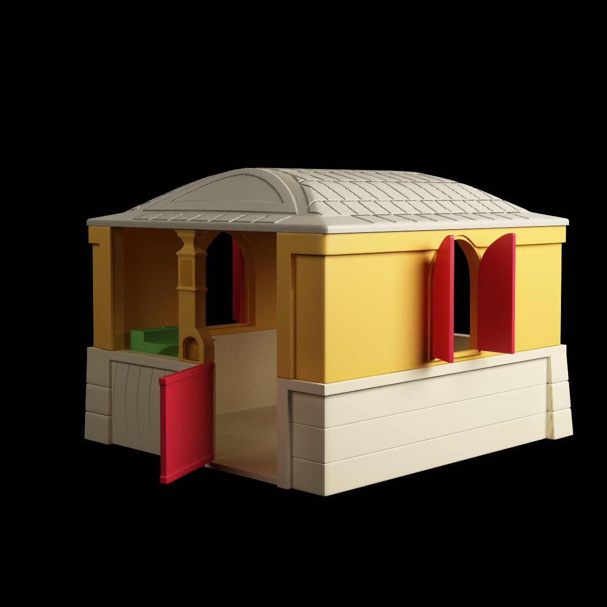 3d small house toy model