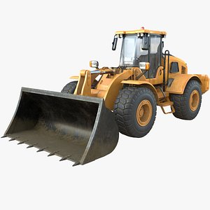 Wheel Loader PBR 8K Textures