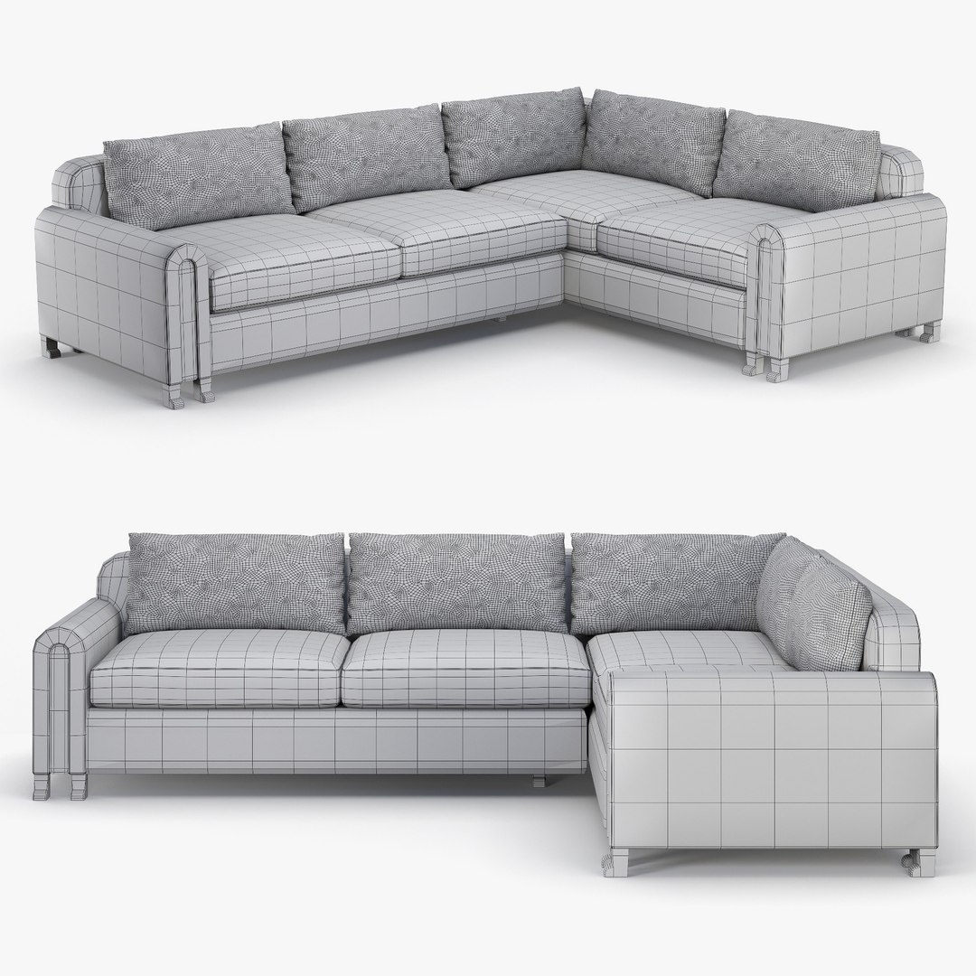 Dmitriy And Co - Masson Sectional Sofa 3D Model - TurboSquid 2285932