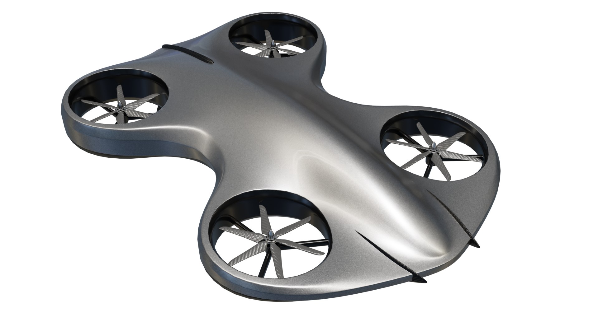 Quadcopter Drone Concept 3D Model TurboSquid 1935445