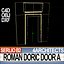 Roman Doric Door A Revit STL Printable