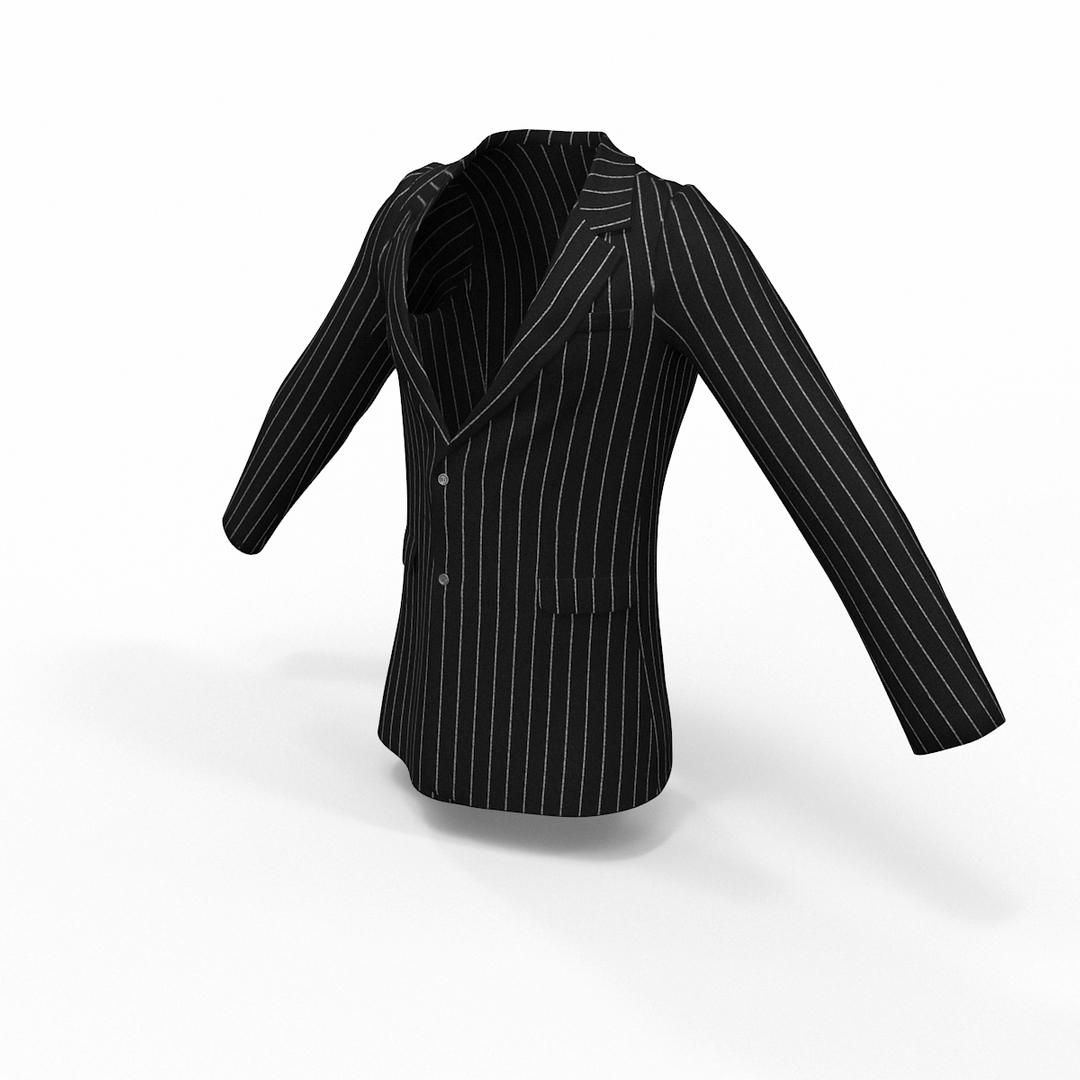 mens suit jacket 3d model