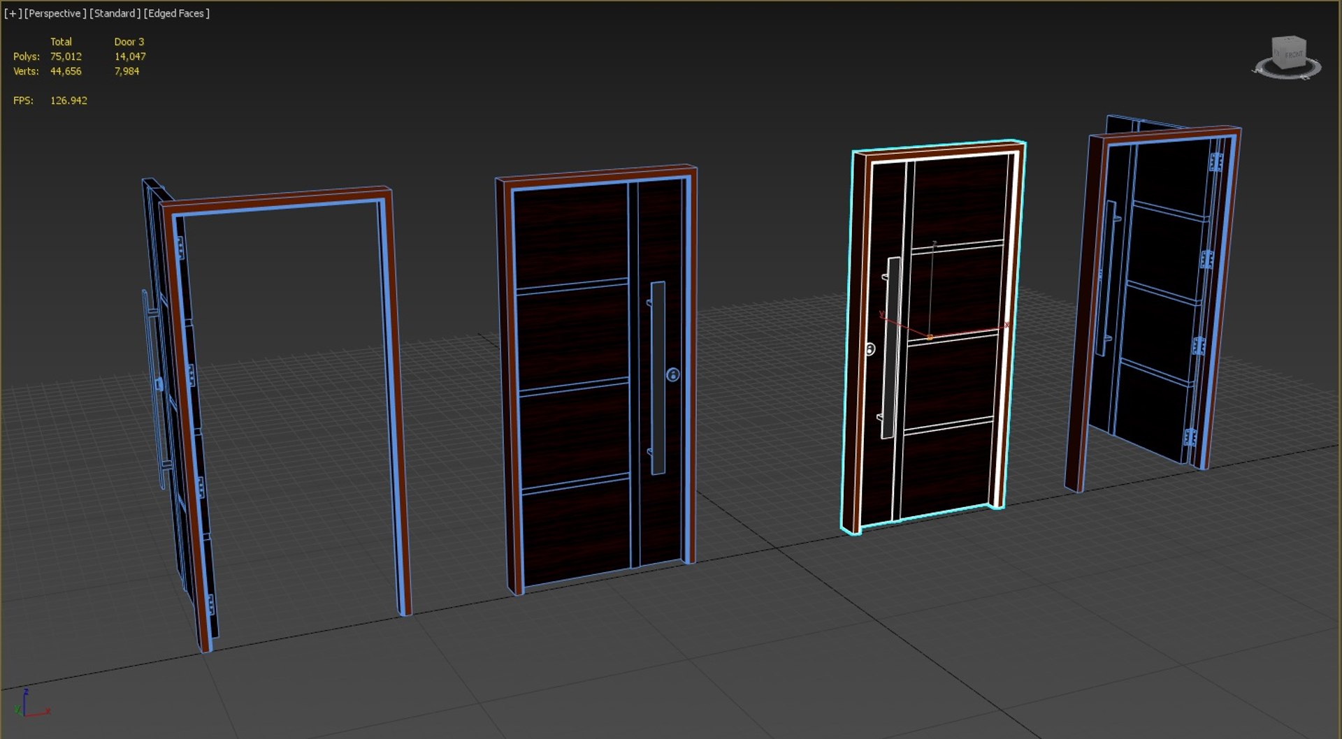 3D Model Door Design 18 - TurboSquid 2213501