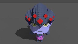 3D model voxel widow