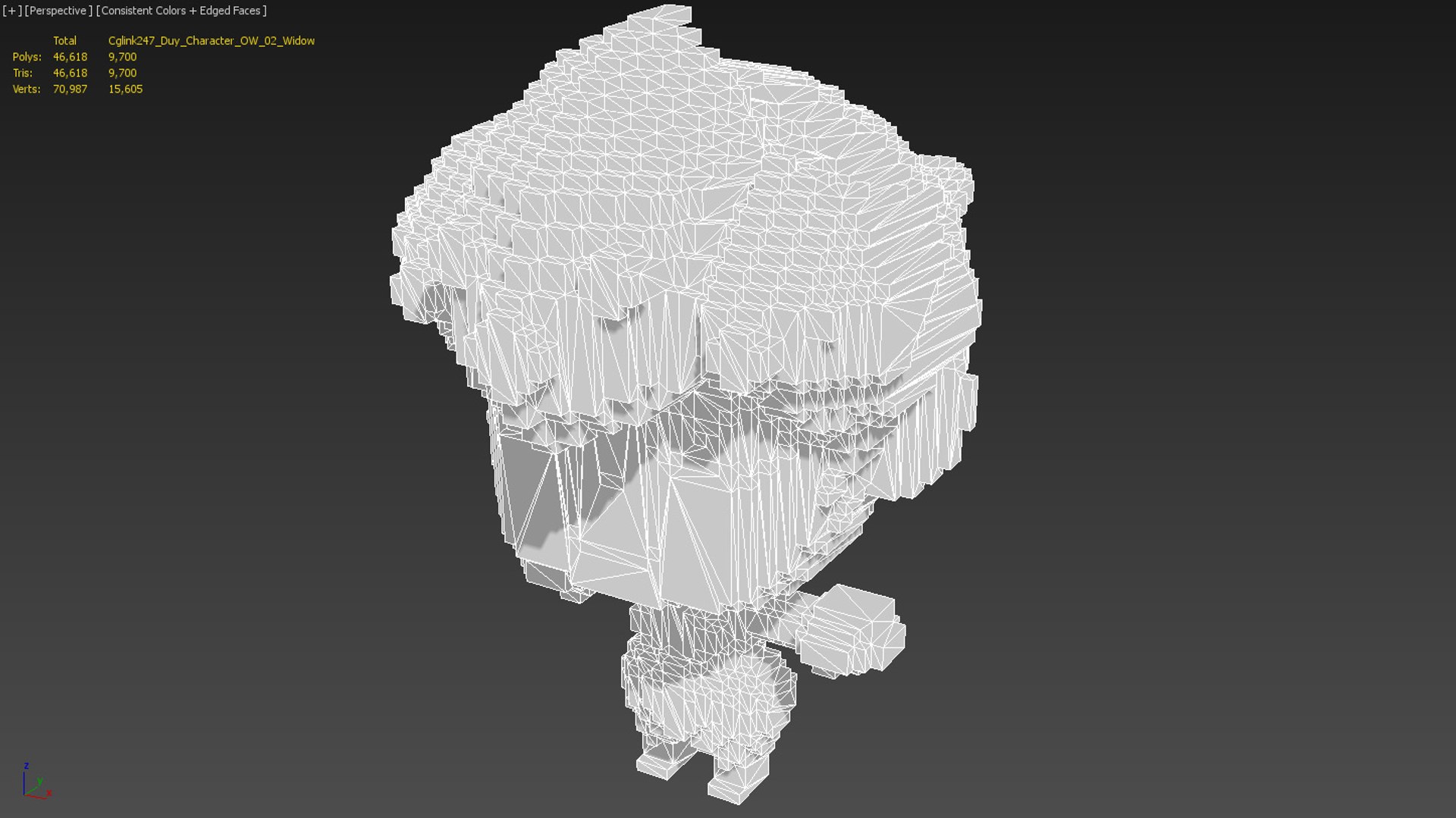 3D model voxel widow https://p.turbosquid.com/ts-thumb/9V/okziw9/ru0NvUwf/wireframe/jpg/1546417474/1920x1080/fit_q87/78296297e5fad4fde3cb80a0fb1a13a304d58f8e/wireframe.jpg
