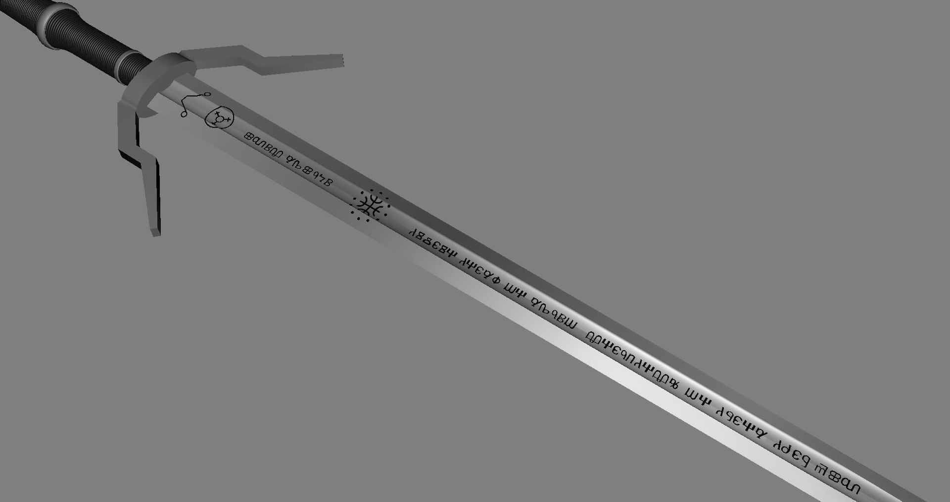 The Witcher Silver sword 3D model - TurboSquid 1725828