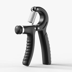 Realistic Adjustable Hand Grip Strengthener 3D Model