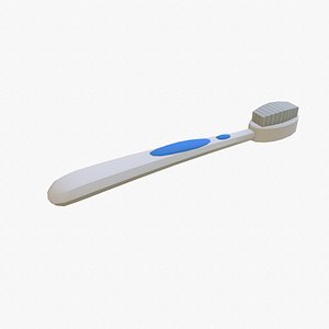 Cartoon Toothbrush 3D model