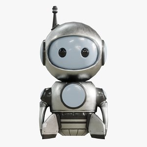Retrobot Space Explorer Version- Technology Mascot - App and Game Ready