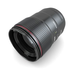 canon ef 35mm f1 3d model