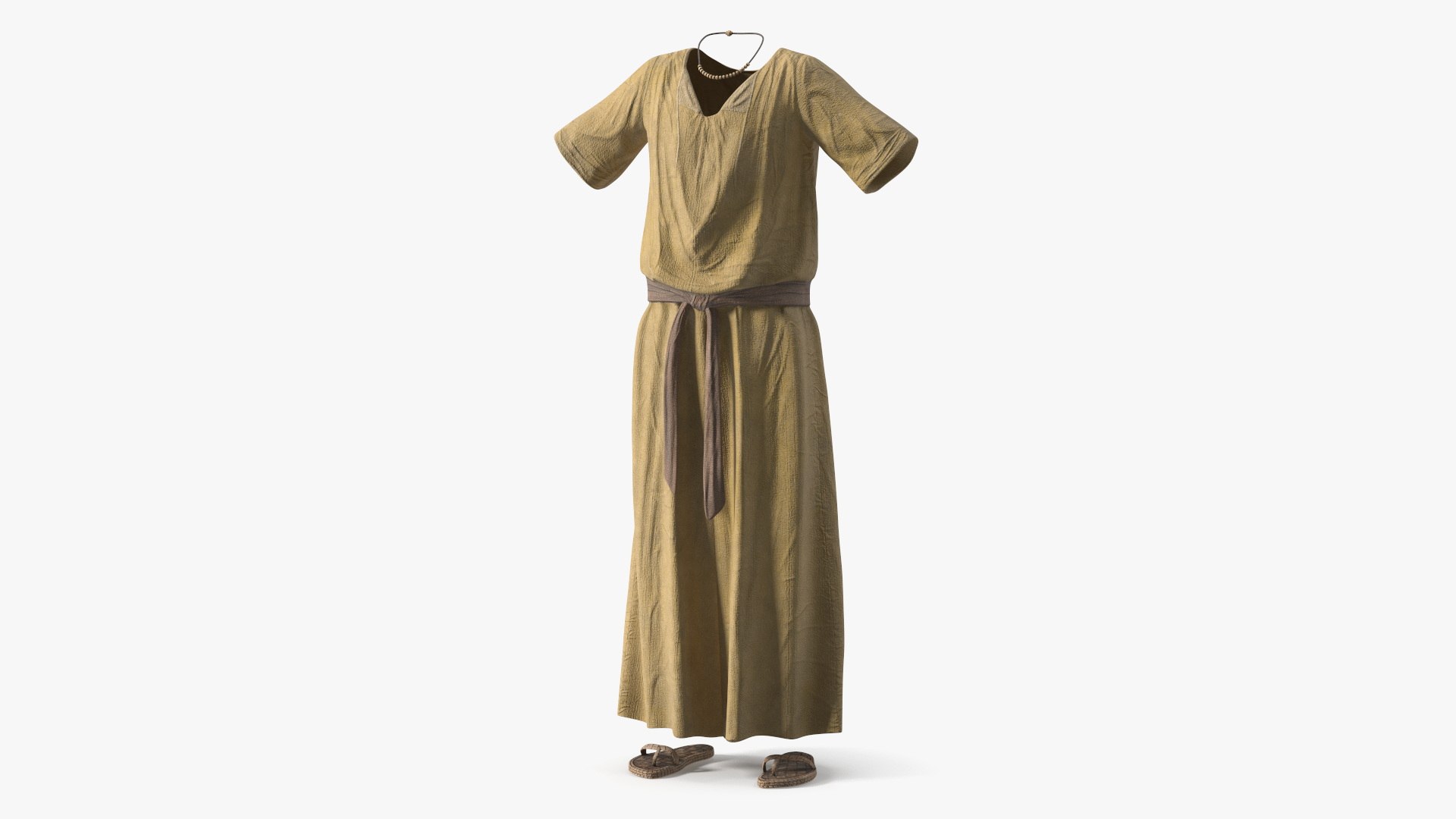 Ancient Priest Clothing 3D model preview