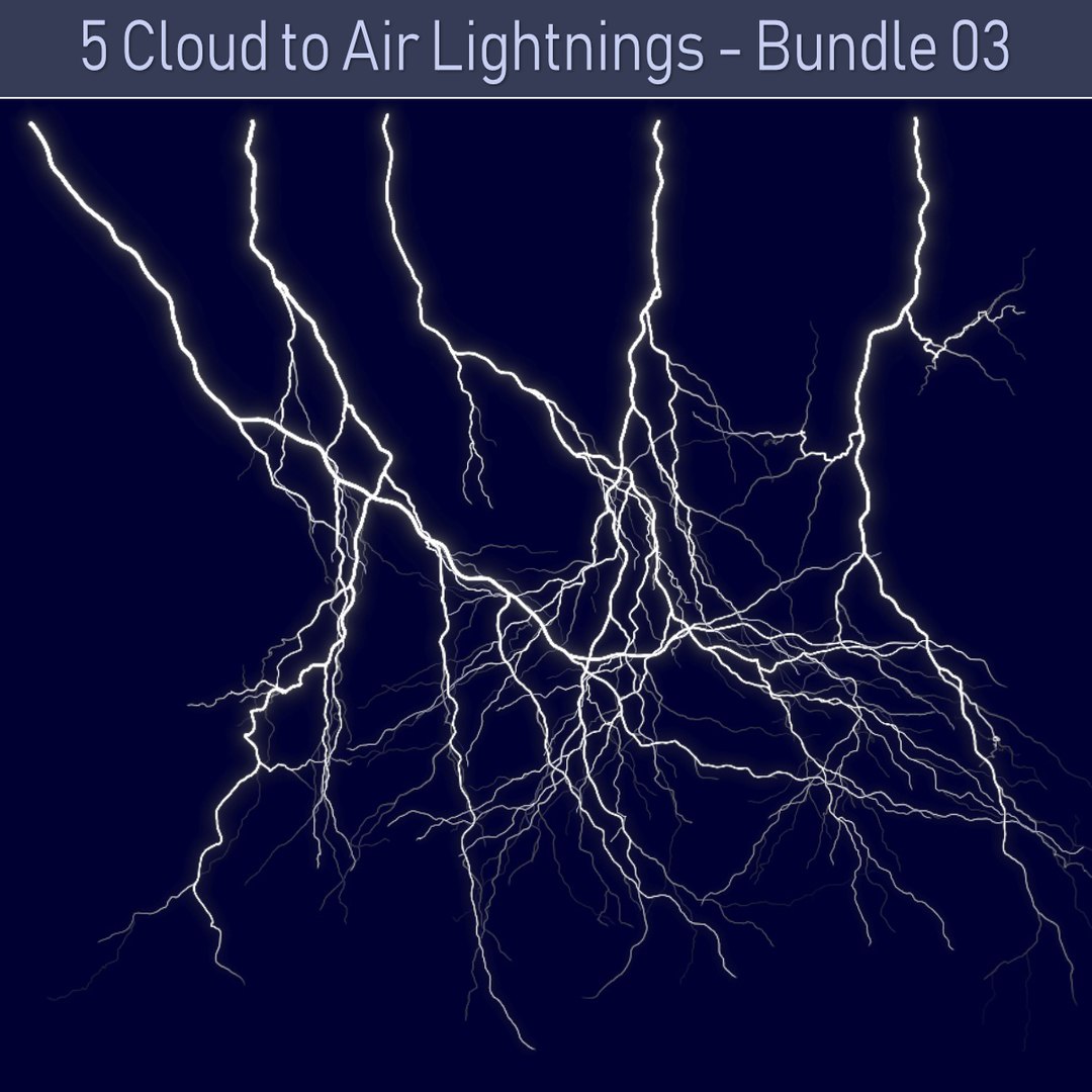 3D 5 Realistic Cloud to Air Lightnings - Bundle 03 https://p.turbosquid.com/ts-thumb/9W/5GKYDC/S6/bundle5_03_1200/jpg/1705173246/1920x1080/fit_q87/063c87952ac559d9ac7d0ea9c474ad4bd7c1ba41/bundle5_03_1200.jpg