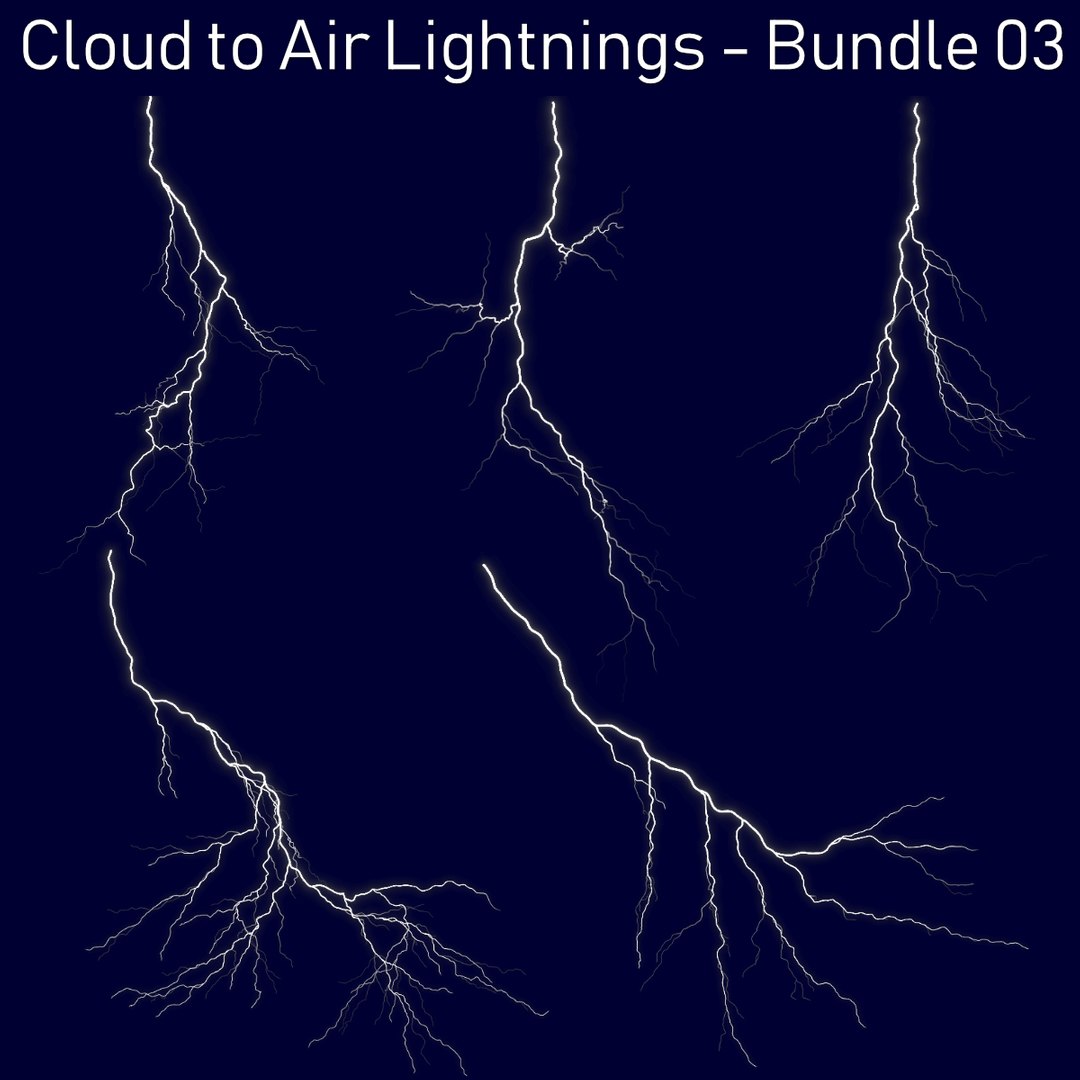 3D 5 Realistic Cloud to Air Lightnings - Bundle 03 https://p.turbosquid.com/ts-thumb/9W/5GKYDC/vz/bundle5_03_1200_v2/jpg/1705171503/1920x1080/fit_q87/172db5d68f59b7879ce01aa5cf9625e6aba3c338/bundle5_03_1200_v2.jpg