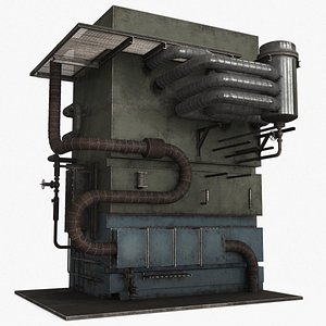 Industrial Pipes v3 3D