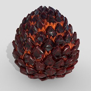 3D dragon egg pbr