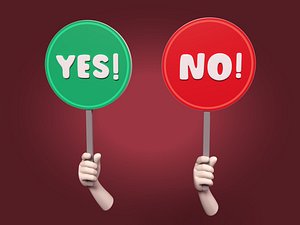 yes signs model