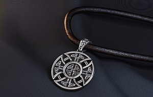 Slavic-Aryan equilateral cross in a circle