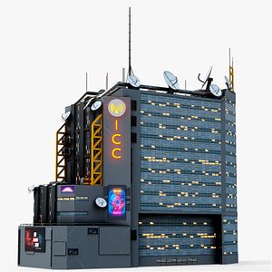 Sci-Fi Futuristic Building PBR 19