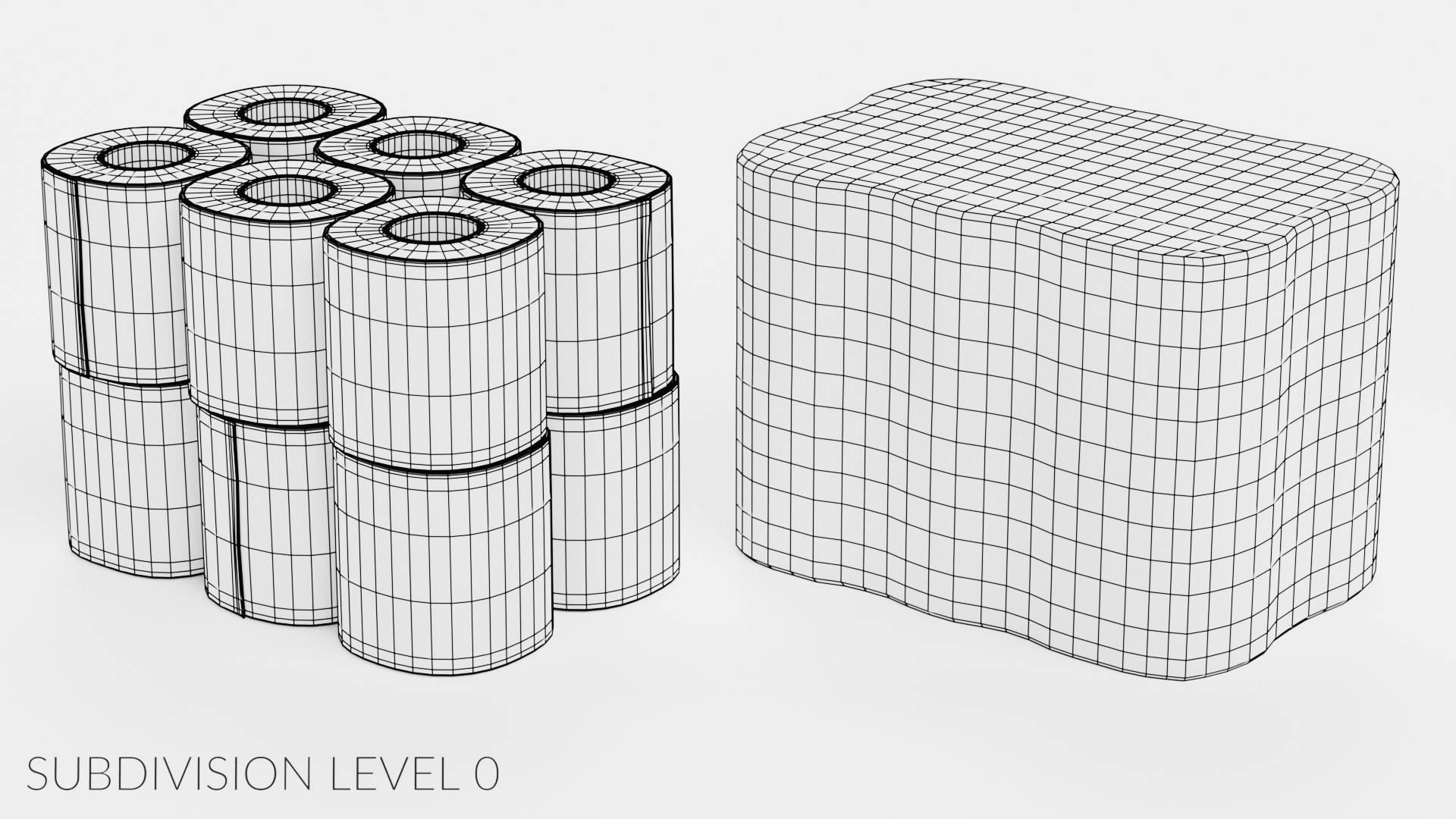 3D toilet papers model TurboSquid 1549539