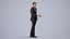 Basics0533 - A set containing 5 models of male and female adults standing in business attire in offi