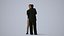Basics0782 - A set containing 5 models of male and female adults standing in business attire in offi