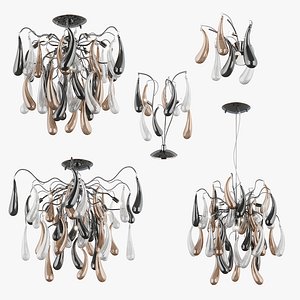 3d chandelier manica lightstar lamp model