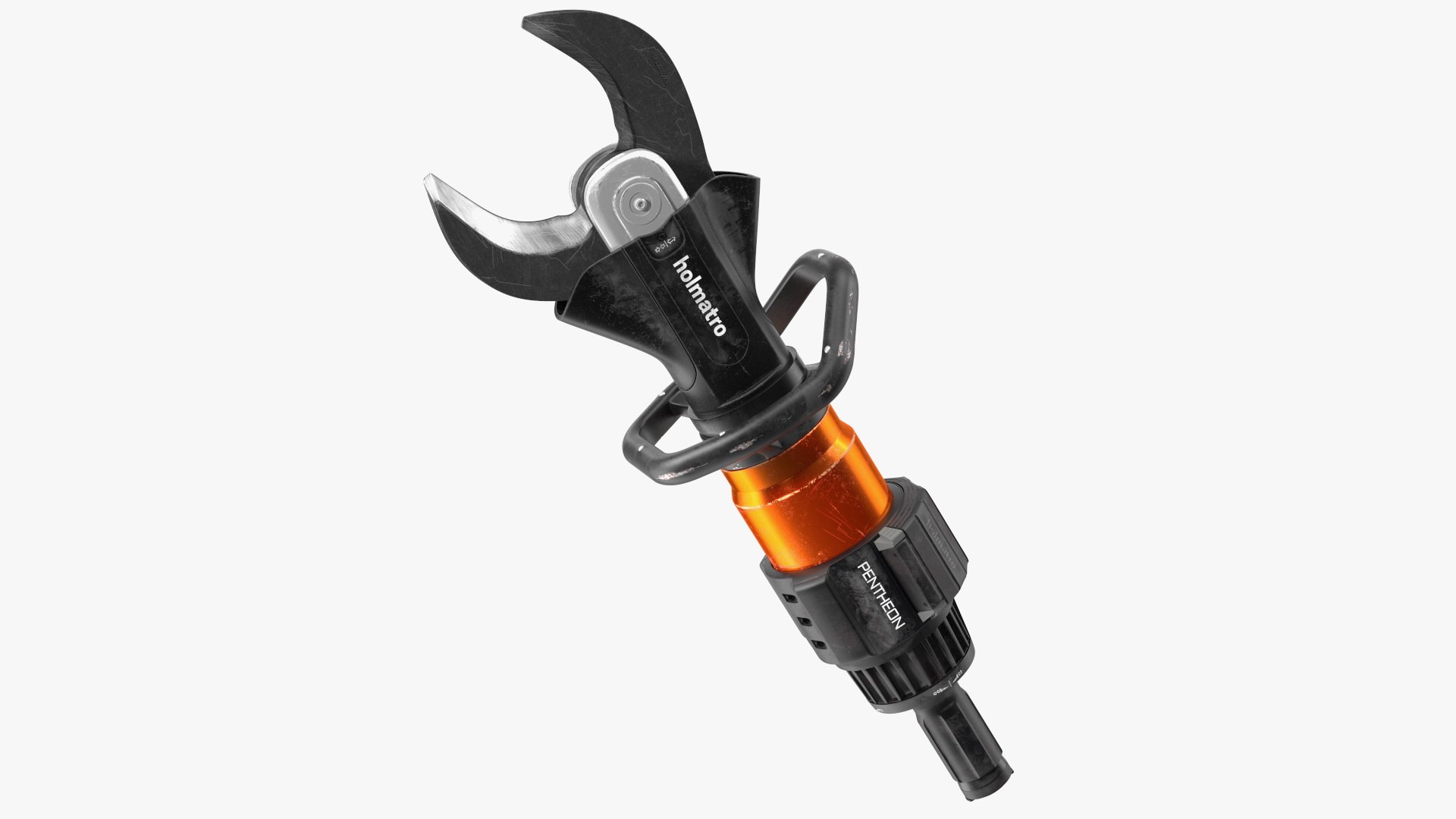 Dirty Holmatro Pentheon PCU40 Cutter 3D model preview