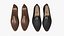 Chaussures en cuir tressé réalistes pour hommes