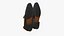 Chaussures en cuir tressé réalistes pour hommes
