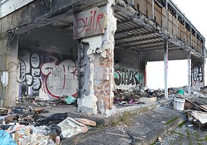 3D abandoned building