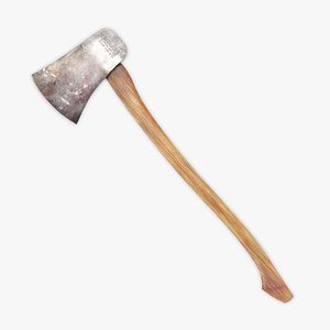 3d axe chopping block