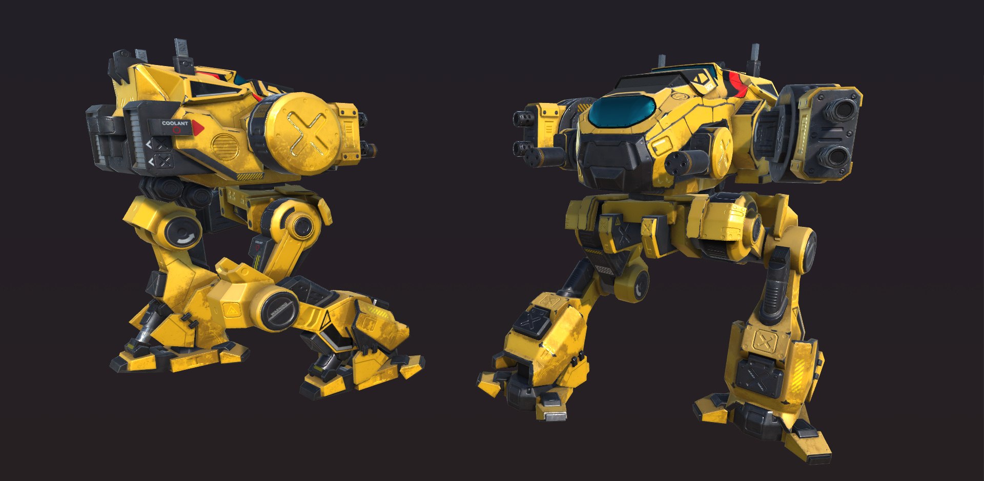 Pbr Modular Mechs V2 3D Model - TurboSquid 1427266