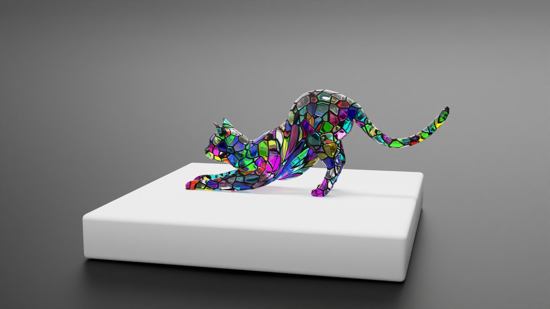 Mosaic Cats 3D model https://p.turbosquid.com/ts-thumb/9W/Oihb7X/ts/pose32/jpg/1705995266/1920x1080/fit_q87/d718782f33633039c3261c53d3f7476c8dd2ee46/pose32.jpg