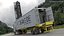 40ft Container with Ballistic Missile Launcher Rigged for Maya 3D model